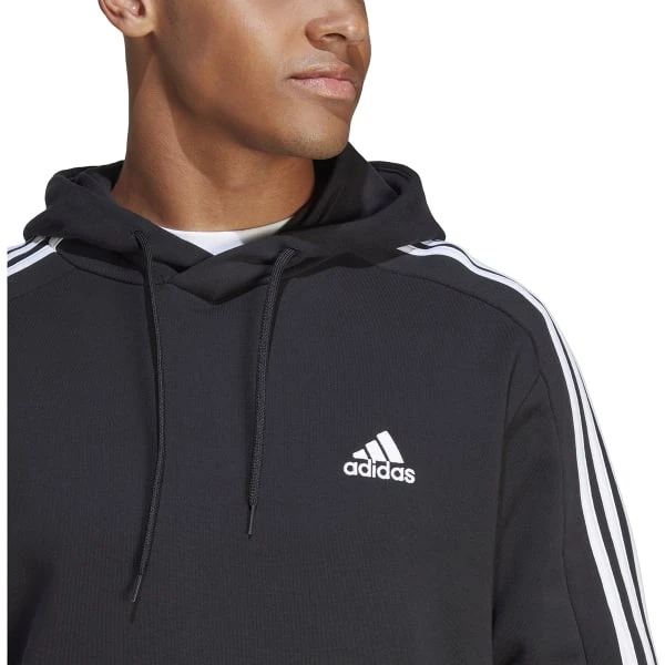 ADIDAS Men's Essentials 3-Stripes Hoodie 6 ADIDAS Men's Essentials 3-Stripes Hoodie - Image 6