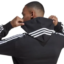 ADIDAS Men's Essentials 3-Stripes Hoodie 15 ADIDAS Men's Essentials 3-Stripes Hoodie -Carhar Clothing Shop 2084543 001 alt7