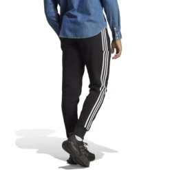 ADIDAS Men's Essentials Tapered Cuffed 2-Stripes Pants -Carhar Clothing Shop 2084545 001 alt2