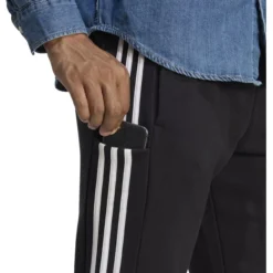 ADIDAS Men's Essentials Tapered Cuffed 2-Stripes Pants -Carhar Clothing Shop 2084545 001 alt6