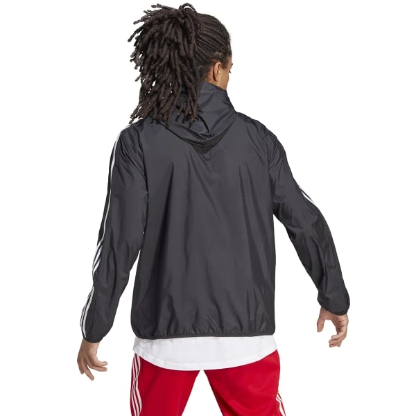 ADIDAS Men's Essentials 3-Stripes Windbreaker 3 ADIDAS Men's Essentials 3-Stripes Windbreaker - Image 3
