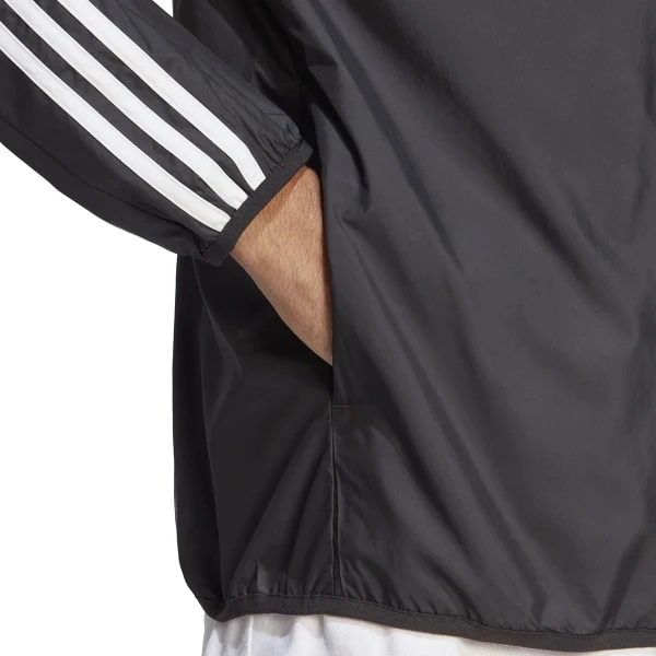 ADIDAS Men's Essentials 3-Stripes Windbreaker 6 ADIDAS Men's Essentials 3-Stripes Windbreaker - Image 6
