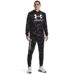 UNDER ARMOUR Men's UA Rival Terry Hoodie -Carhar Clothing Shop 2084661 001 alt5