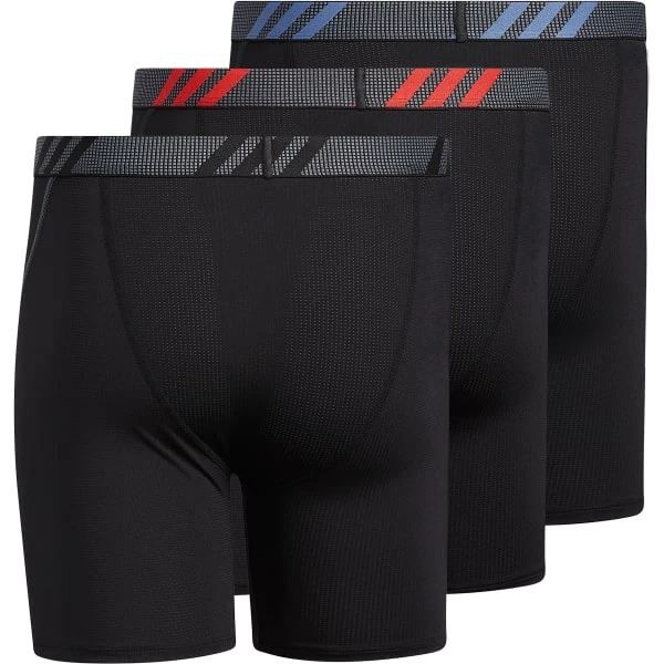 ADIDAS Men's Sport Performance Boxer Briefs, 3 Pack 2 ADIDAS Men's Sport Performance Boxer Briefs, 3 Pack - Image 2