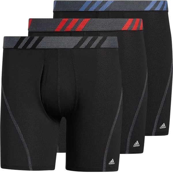 ADIDAS Men's Sport Performance Boxer Briefs, 3 Pack 1 ADIDAS Men's Sport Performance Boxer Briefs, 3 Pack