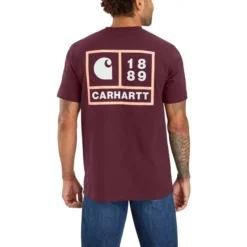 CARHARTT Men's Relaxed Fit Heavyweight Short-Sleeve Pocket Tee -Carhar Clothing Shop 2085005 503 alt3