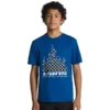 VANS Kids' Reflective Checkerboard Flame Short-Sleeve Graphic Tee