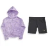 RBX Girls' Hoodie/Bike Shorts 2-Piece Set