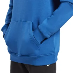 REEBOK Men's Identity Fleece Stacked Logo Pullover Hoodie -Carhar Clothing Shop 2085581 405 alt4