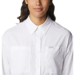 COLUMBIA Women's Silver Ridge Utility Long-Sleeve Shirt -Carhar Clothing Shop 2085707 101 alt3