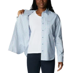COLUMBIA Women's Silver Ridge Utility Long-Sleeve Shirt -Carhar Clothing Shop 2085708 570 alt3
