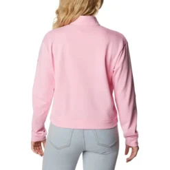 COLUMBIA Women's Trek French Terry Half-Zip Sweatshirt 6 COLUMBIA Women's Trek French Terry Half-Zip Sweatshirt -Carhar Clothing Shop 2085709 609 alt1