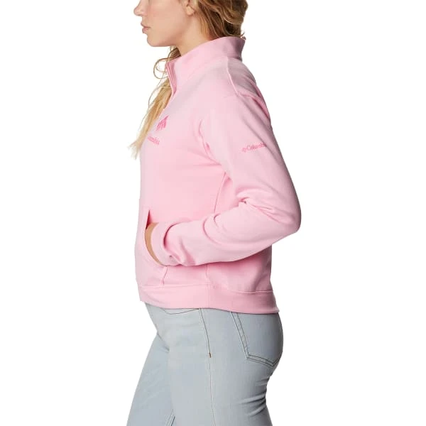 COLUMBIA Women's Trek French Terry Half-Zip Sweatshirt 3 COLUMBIA Women's Trek French Terry Half-Zip Sweatshirt - Image 3