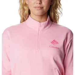 COLUMBIA Women's Trek French Terry Half-Zip Sweatshirt 9 COLUMBIA Women's Trek French Terry Half-Zip Sweatshirt -Carhar Clothing Shop 2085709 609 alt4