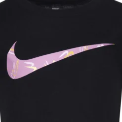 NIKE Girls' Filled Swoosh Short-Sleeve Tee -Carhar Clothing Shop 2085792 001 alt2