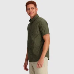 OUTDOOR RESEARCH Men's Rooftop Short-Sleeve Shirt -Carhar Clothing Shop 2085983 315 alt3