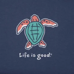 LIFE IS GOOD Women's Sea Turtle Snuggle Up Relaxed Sleep Vee -Carhar Clothing Shop 2086076 403 alt2