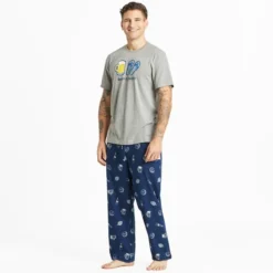 LIFE IS GOOD Men's IPA Beer Classic Sleep Pants -Carhar Clothing Shop 2086092 403 alt4