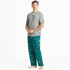 LIFE IS GOOD Men's Jake And Rocket Classic Sleep Pants -Carhar Clothing Shop 2086094 308 alt4