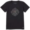 LIFE IS GOOD Women's Dragonfly Compass Short-Sleeve Crusher-Lite Tee