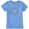 LIFE IS GOOD Women's Wildflower Mandala Crusher Tee