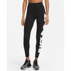 NIKE Women's Sportswear Essential High-Waisted Graphic Leggings 6 NIKE Women's Sportswear Essential High-Waisted Graphic Leggings -Carhar Clothing Shop 2086189 001 alt1