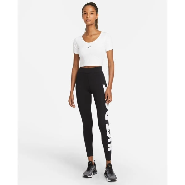 NIKE Women's Sportswear Essential High-Waisted Graphic Leggings 5 NIKE Women's Sportswear Essential High-Waisted Graphic Leggings - Image 5