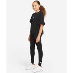 NIKE Big Girls' Sportswear Swoosh Leggings -Carhar Clothing Shop 2086323 001 alt3