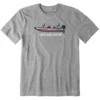 LIFE IS GOOD Men's Bass Boat Short-Sleeve Tee