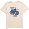 LIFE IS GOOD Men's Good Day For A Ride Short-Sleeve Tee