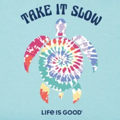 LIFE IS GOOD Women's Tie Dye Turtle Long-Sleeve Crusher-Lite Tee -Carhar Clothing Shop 2086351 406 alt1