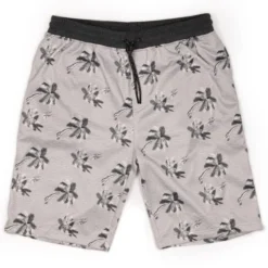BURNSIDE Young Men's Printed Fleece Shorts