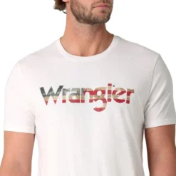 WRANGLER Men's American Flag Kabel Short-Sleeve Tee -Carhar Clothing Shop 2086618 101 alt2