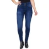 YMI Women's Essential 3-Button High-Rise Skinny Jeans