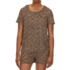 RENE ROFE Women's Hacci Shorts Pajama Set