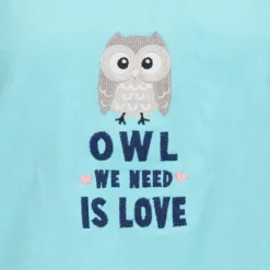 RENE ROFE Women's Owl We Need Is Love Shorts Pajamas Set -Carhar Clothing Shop 2086813 430 alt3