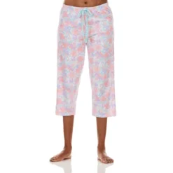 RENE ROFE Women's Beach Happy Capri PJ Sleep Set, 2 Piece -Carhar Clothing Shop 2086816 430 alt2