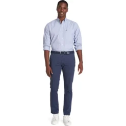 IZOD Men's Premium Essential Classic Fit Long-Sleeve Button-Down Shirt -Carhar Clothing Shop 2086841 406 alt2