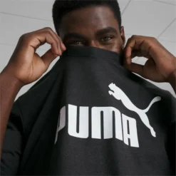 PUMA Men's Essentials Short-Sleeve Heather Tee -Carhar Clothing Shop 2087359 001 alt4