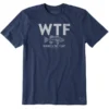 LIFE IS GOOD Men's WTF Bass Short-Sleeve Crusher Tee