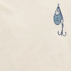 LIFE IS GOOD Men's Fish More Worry Less Short-Sleeve Tee -Carhar Clothing Shop 2087633 106 alt3