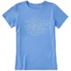 LIFE IS GOOD Women's Sunflower Sunrise Short-Sleeve Crusher Tee