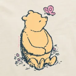 LIFE IS GOOD Women's Winnie & Butterfly Short-Sleeve Crusher Vee -Carhar Clothing Shop 2087659 106 alt1