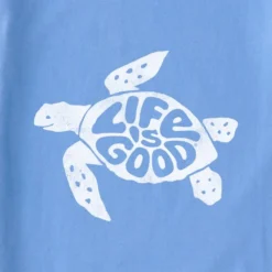LIFE IS GOOD Women's Groovy Turtle Crusher-LITE Short-Sleeve Vee -Carhar Clothing Shop 2087660 405 alt1
