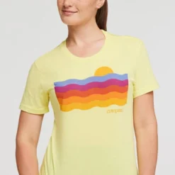 COTOPAXI Women's Disco Wave Organic Short-Sleeve Tee -Carhar Clothing Shop 2088337 740 alt5