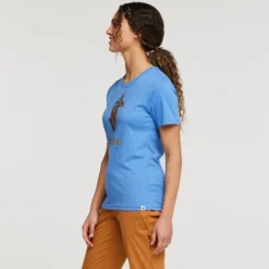 COTOPAXI Women's Altitude Llama Organic Short-Sleeve Tee -Carhar Clothing Shop 2088338 405 alt4