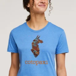 COTOPAXI Women's Altitude Llama Organic Short-Sleeve Tee -Carhar Clothing Shop 2088338 405 alt5