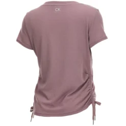 CALVIN KLEIN Women's Ruched Side Short-Sleeve Top -Carhar Clothing Shop 2089045 505 alt1