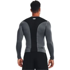 UNDER ARMOUR Men's HeatGear Vent Compression Long-Sleeve Tee -Carhar Clothing Shop 2089100 004 alt3
