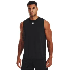 UNDER ARMOUR Men's Team Tech Sleeveless Tee -Carhar Clothing Shop 2089163 001 alt2